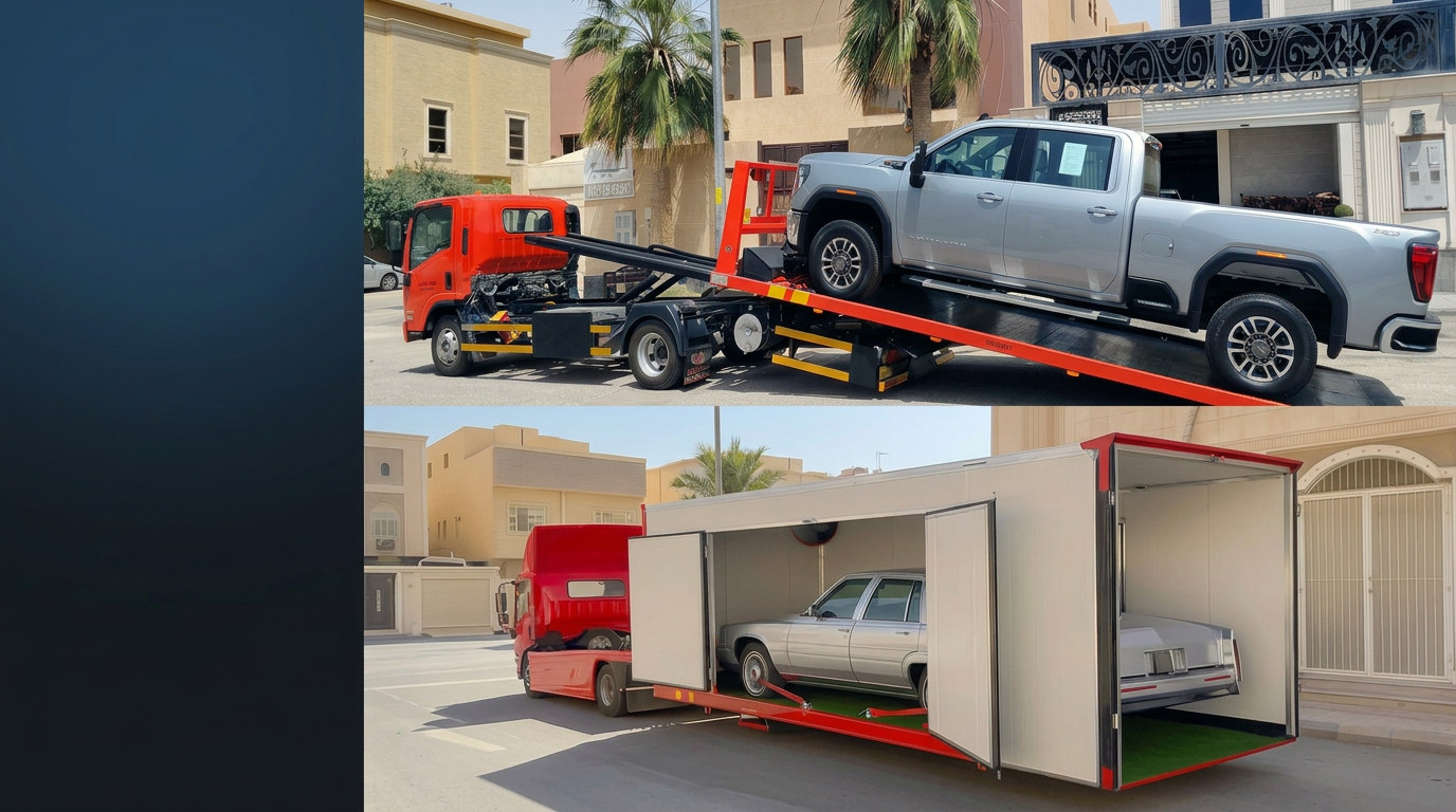 SATHA PRO flatbed pickup and enclosed classic-car transport